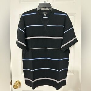 Forever 21 Men striped t-shirt in black